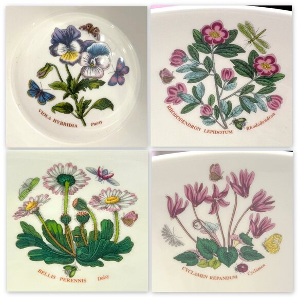 Rare Portmeirion Made In England Botanic Garden Centerpiece Bowl - Picture 8 of 16